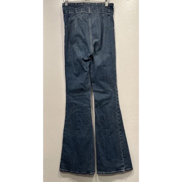 We the Free People Jayde Flare Jeans Women’s Size 28 High Rise Boho Festival - Picture 3 of 6